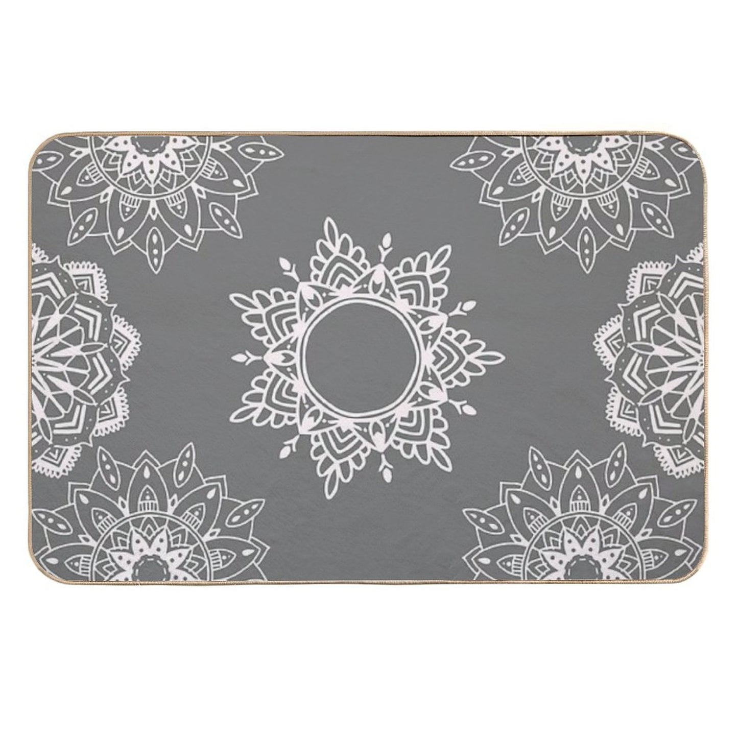 Peculiar Mandala Pattern  Non-Slip Bath Mat
