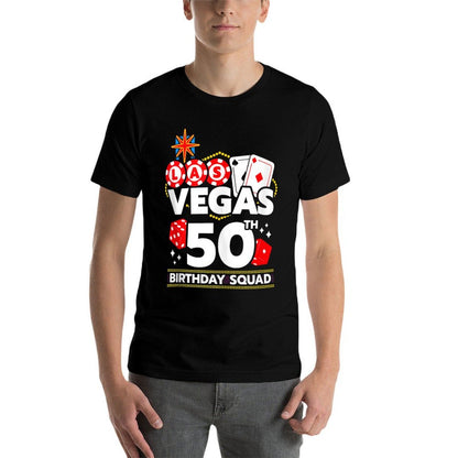 Vegas Birthday - Vegas 50th Birthday - Vegas Birthday Squad  Odor-resistant T-Shirt