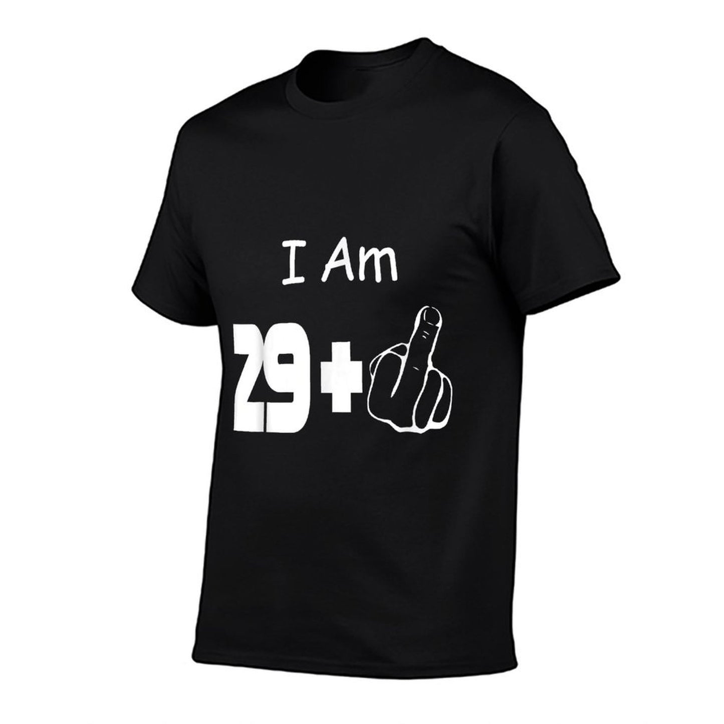 I Am 29 Plus One Middle Finger Funny 30th Birthday  Trendy Pattern T-Shirt