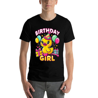 Birthday Girl Rubber Duck  Lightweight T-Shirt