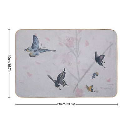Lovers of The Red Sky Butterfly Fanart  Multi-Purpose Bath Mat