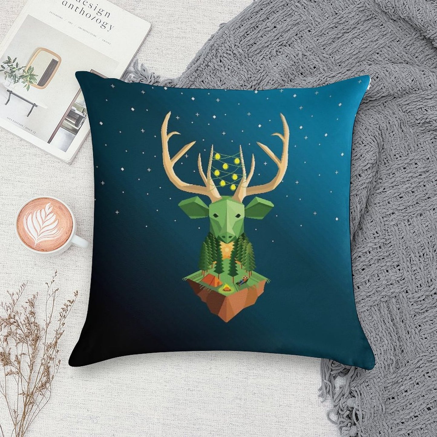 The Green Soul Soft Home Decor Throw Pillow