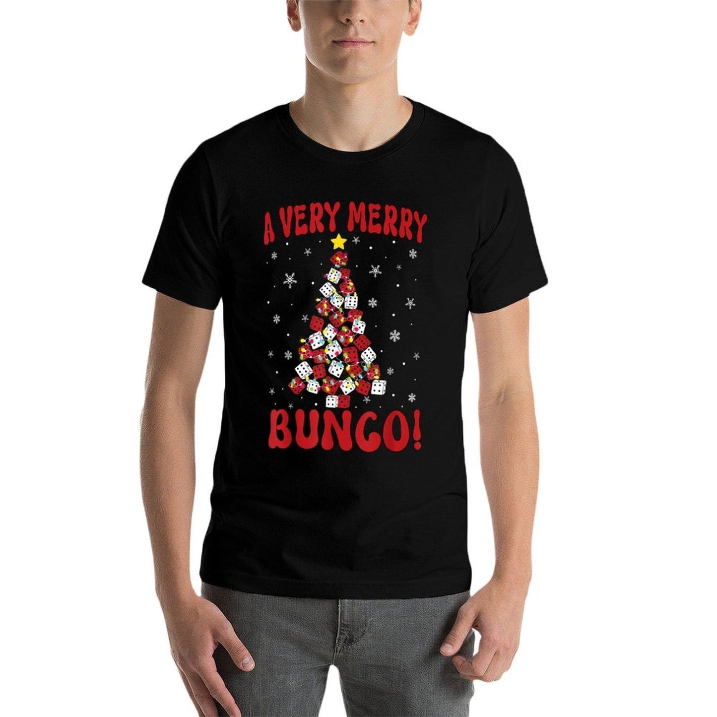 Bunco Christmas Very Merry Bunco Game Xmas for Women  Breathable T-Shirt
