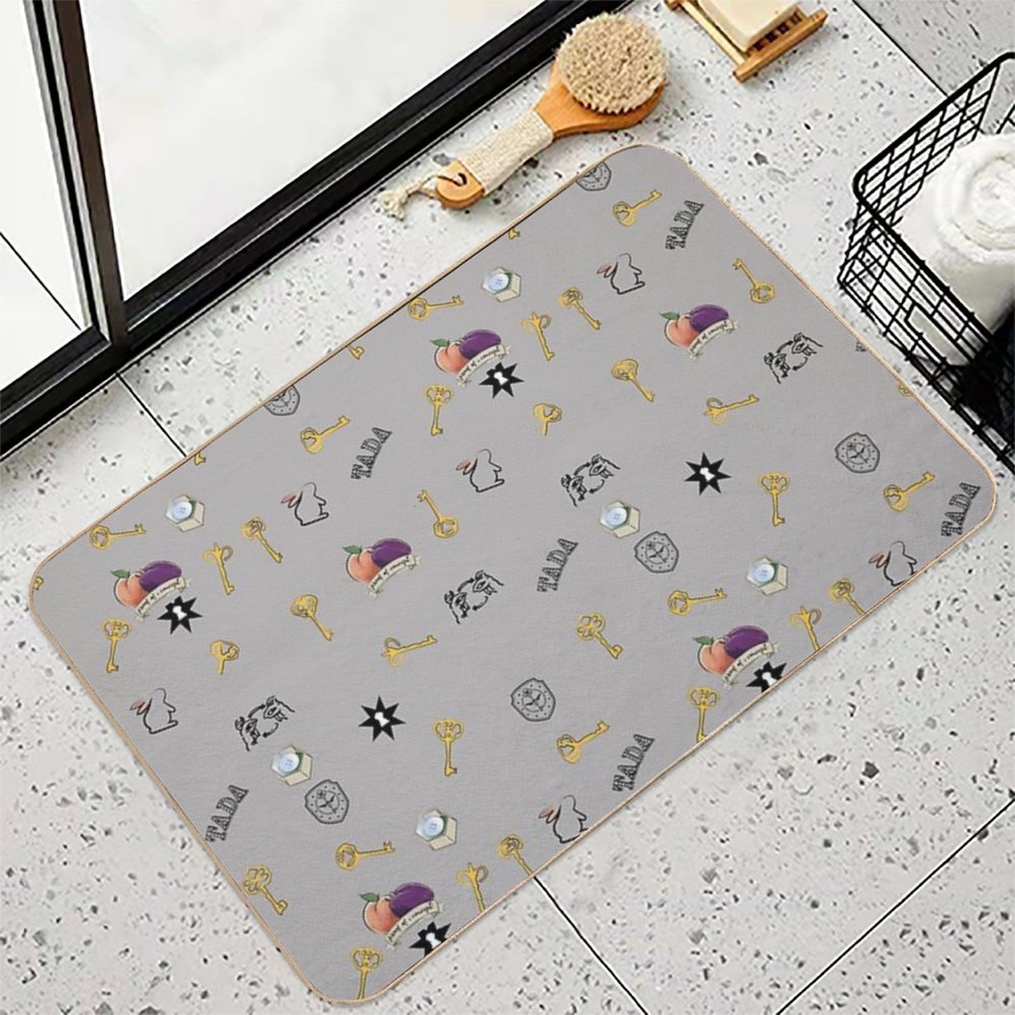 The Magicians Patern  Absorbent Bath Mat