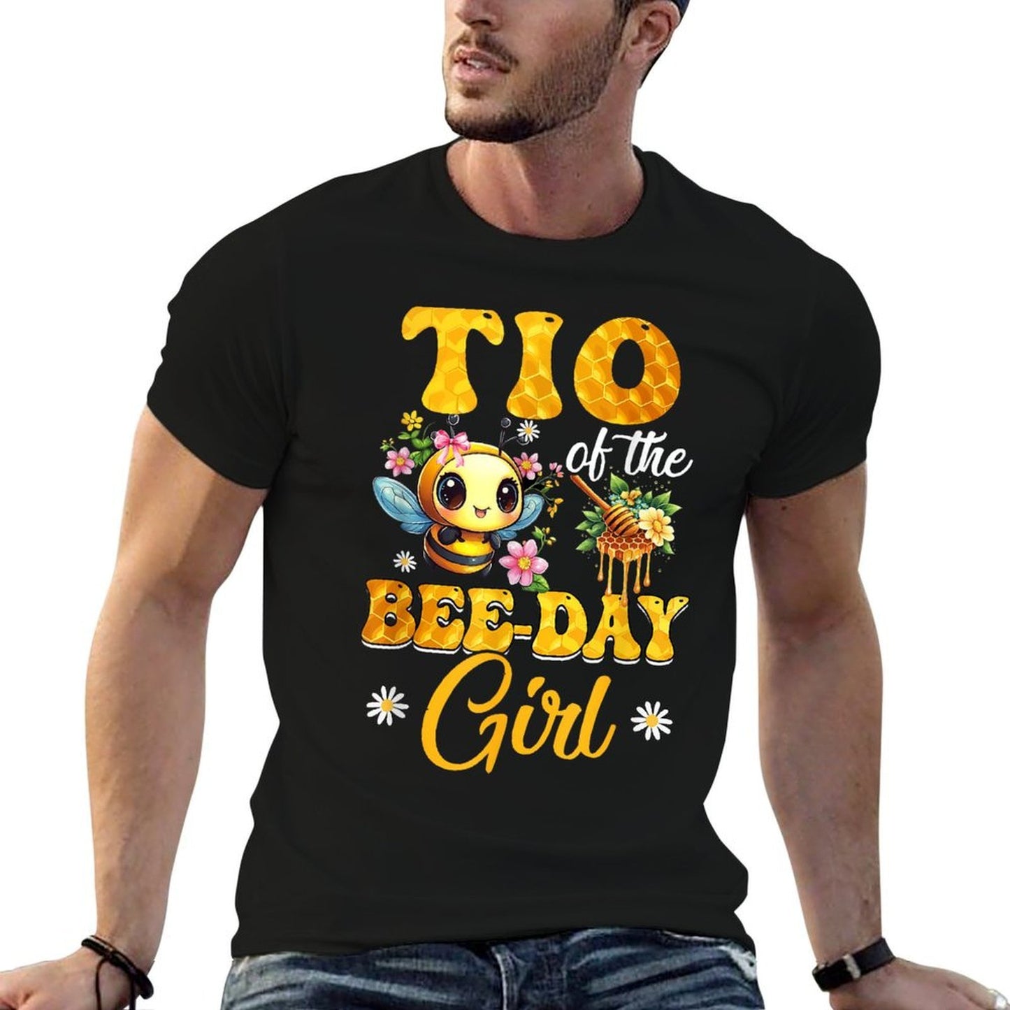 Tio Of The Birthday Girl Bee Family Birthday Party  Moisture-wicking T-Shirt