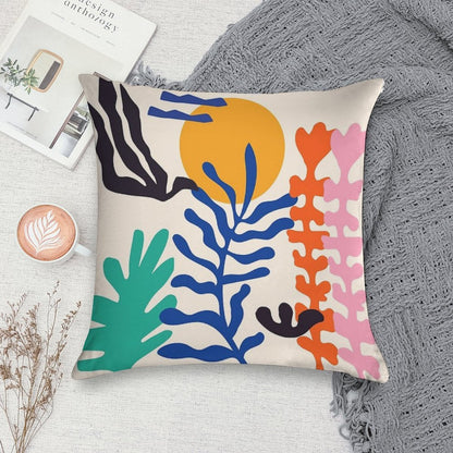 Matisse Bright Boho Botanical Soft Luxury Feel Throw Pillow