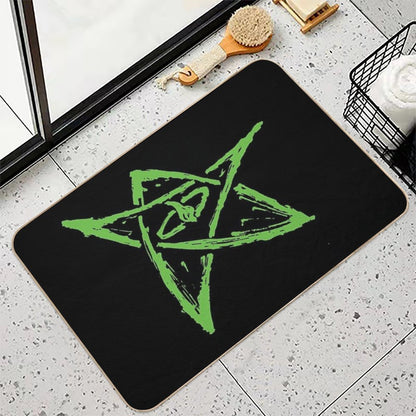 Call of Cthulhu, Elder Sign - Green  Rapid-Drying Bath Mat