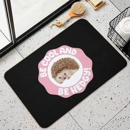 Be Cool And Be Hedgy!  High-Traffic Bath Mat
