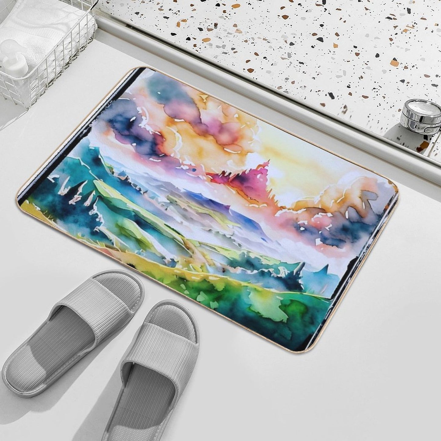 Sunrise  Rapid-Drying Bath Mat