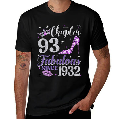 Chapter 93 Fabulous Since 1932 93rd Birthday Ladies  Stretchy T-Shirt