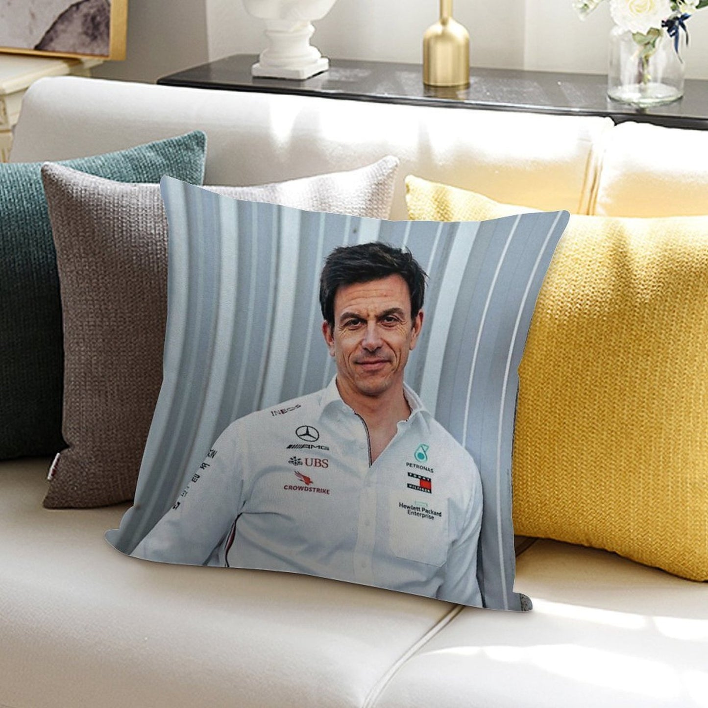 Toto Soft Durable Construction Throw Pillow