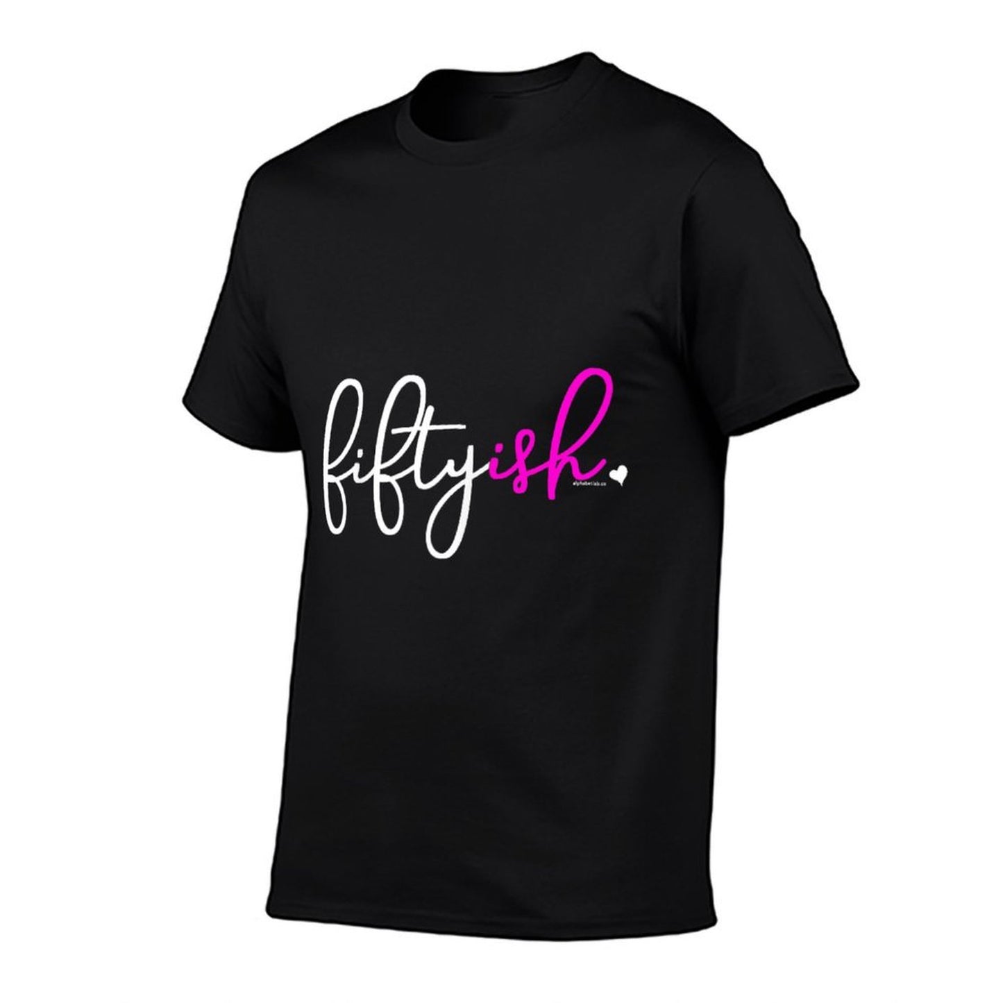 Fiftyish Birthday Gift Ideas for Her 50ish Women Pink  Trendy Pattern T-Shirt