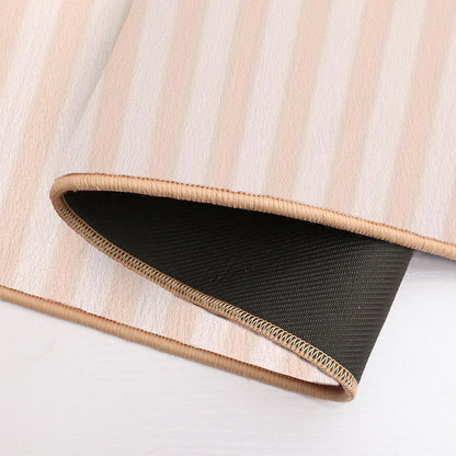 Blush Stripes, Peach Fuzz Durable Bath Mat