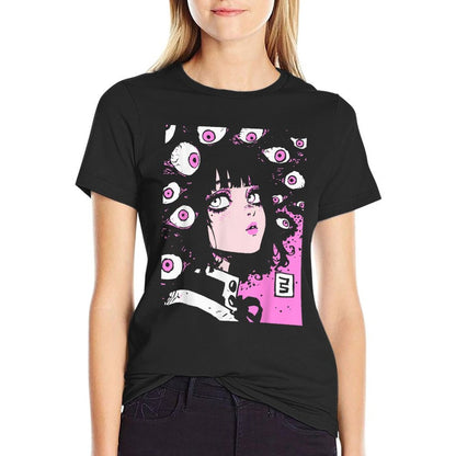Horror Anime Manga  Japan Japanese Creepy Kawaii Goth  Quick-drying T-Shirt