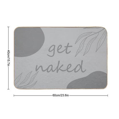 Copy of Floral Get Naked  Absorbent Bath Mat