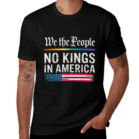 No Kings In America We The People  Easy-care T-Shirt