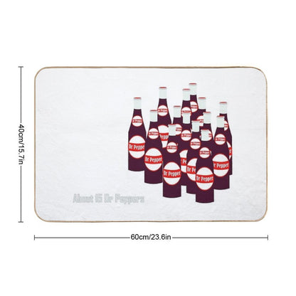 About 15 Dr Peppers  Dirt-Trapping Bath Mat