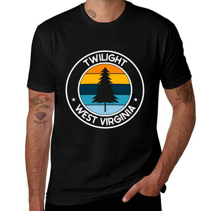 Twilight West Virginia WV USA City Pride Retro Sunset  Breathable T-Shirt