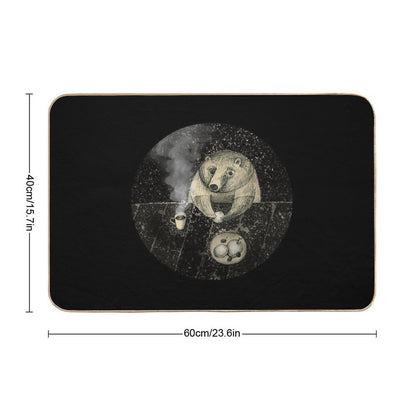 Late Tea  Non-Slip Bath Mat