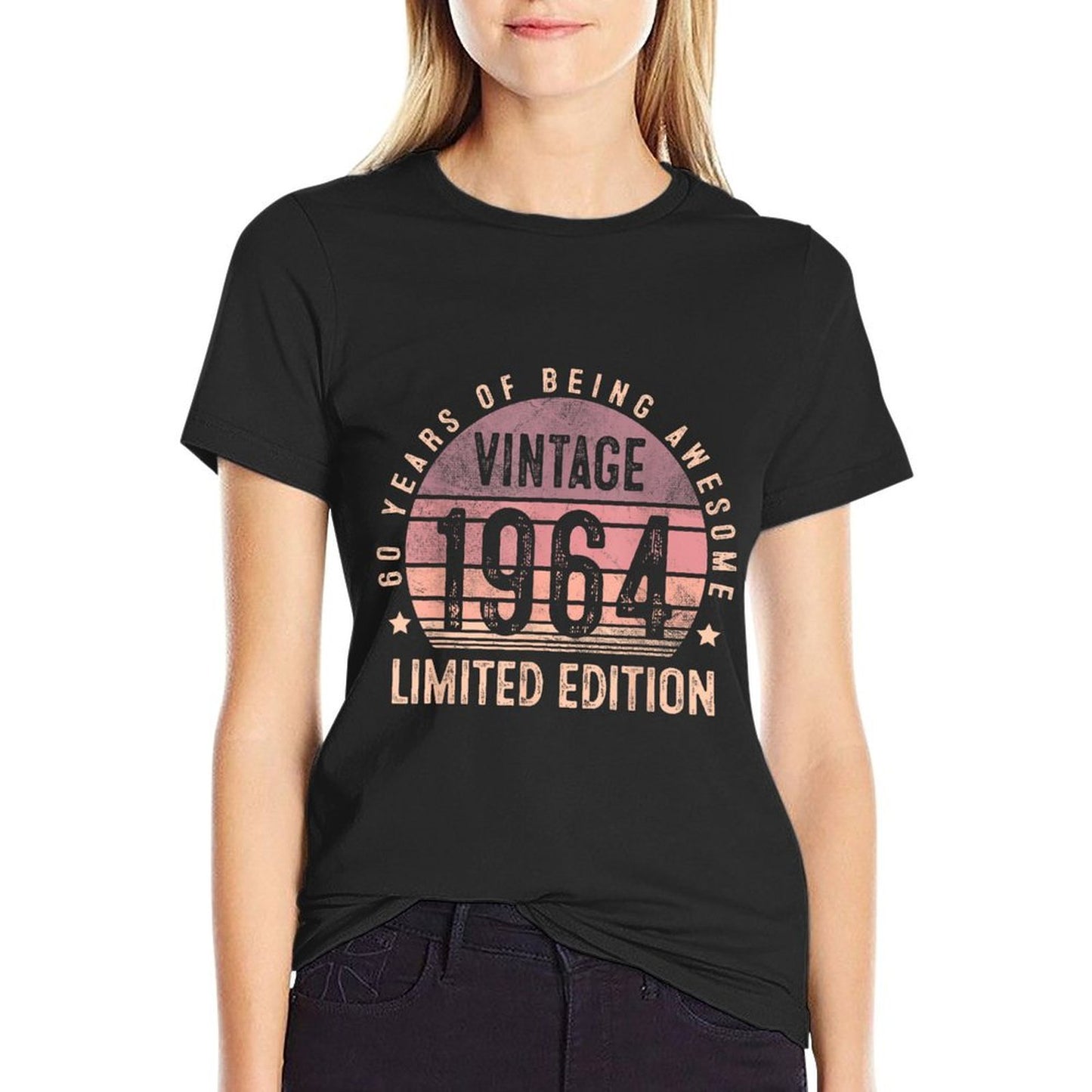 Vintage 1964 Limited Edition 60 Year Old Gifts 60th Birthday  Tagless Design T-Shirt