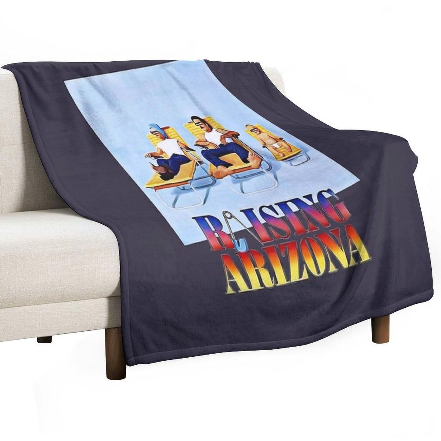 Beautiful Model Nicholas Cage Retro Vintage Travel-friendly Throw Blanket