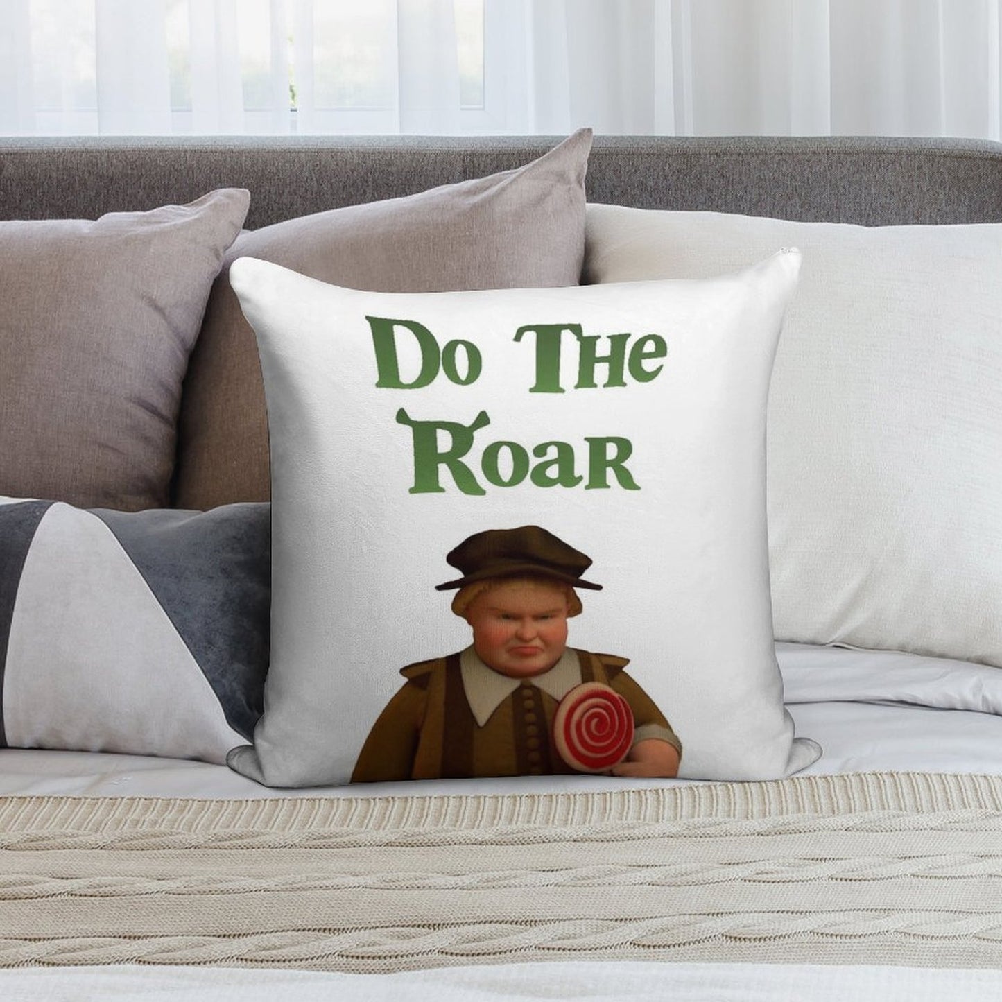 Do The Roar Soft Warmth Comfort Throw Pillow