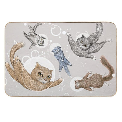 Cat  Easy Maintenance Bath Mat