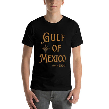 Vintage Gulf of Mexico Golfo De Mexico Since 1550 No America  Graphic-printed T-Shirt