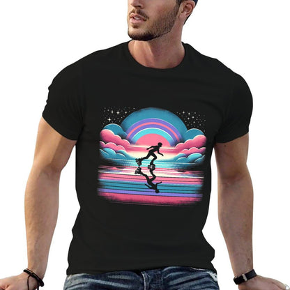 Twilight Roller Skate Journey Premium  Lightweight T-Shirt