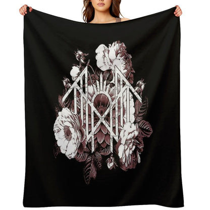 Official Merchandise Sleep Token - Her Heart Blooms Beneath A Crimson Rose Velvety-soft Throw Blanket
