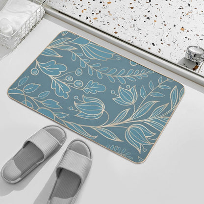 Blueprint Color of The Year - Floral  Repositionable Bath Mat