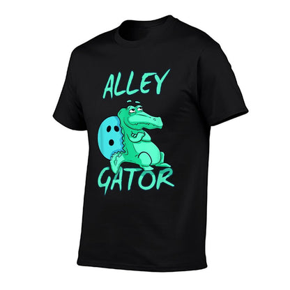 Alley Gator Funny Bowling T  Breathable T-Shirt