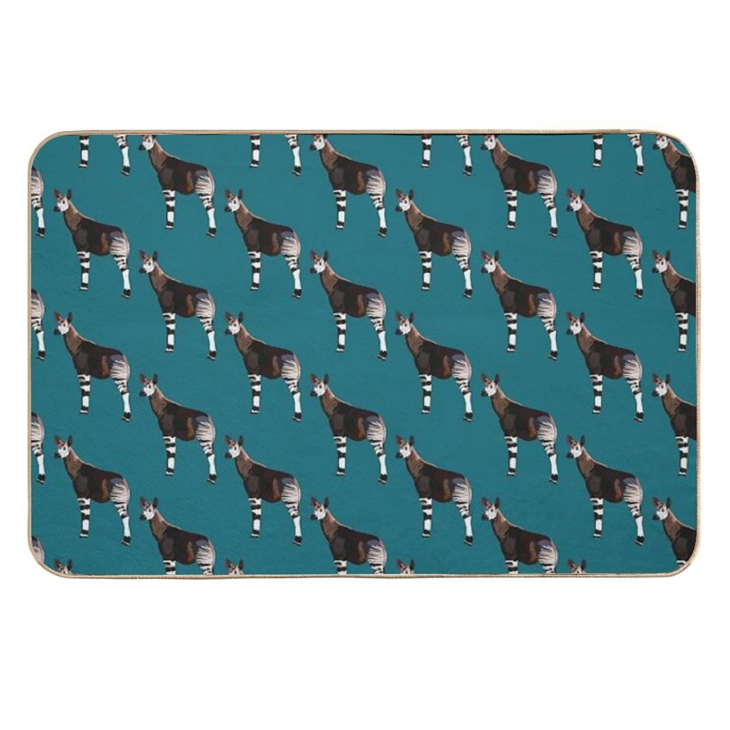 O Is for Okapi  Versatile Bath Mat