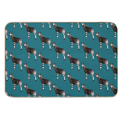 O Is for Okapi  Versatile Bath Mat