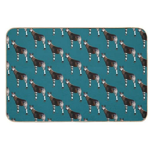 O Is for Okapi  Versatile Bath Mat