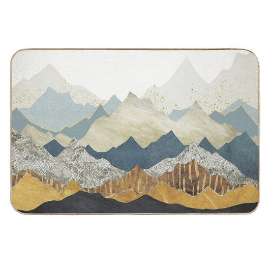 Distant Peaks  Multi-Purpose Bath Mat