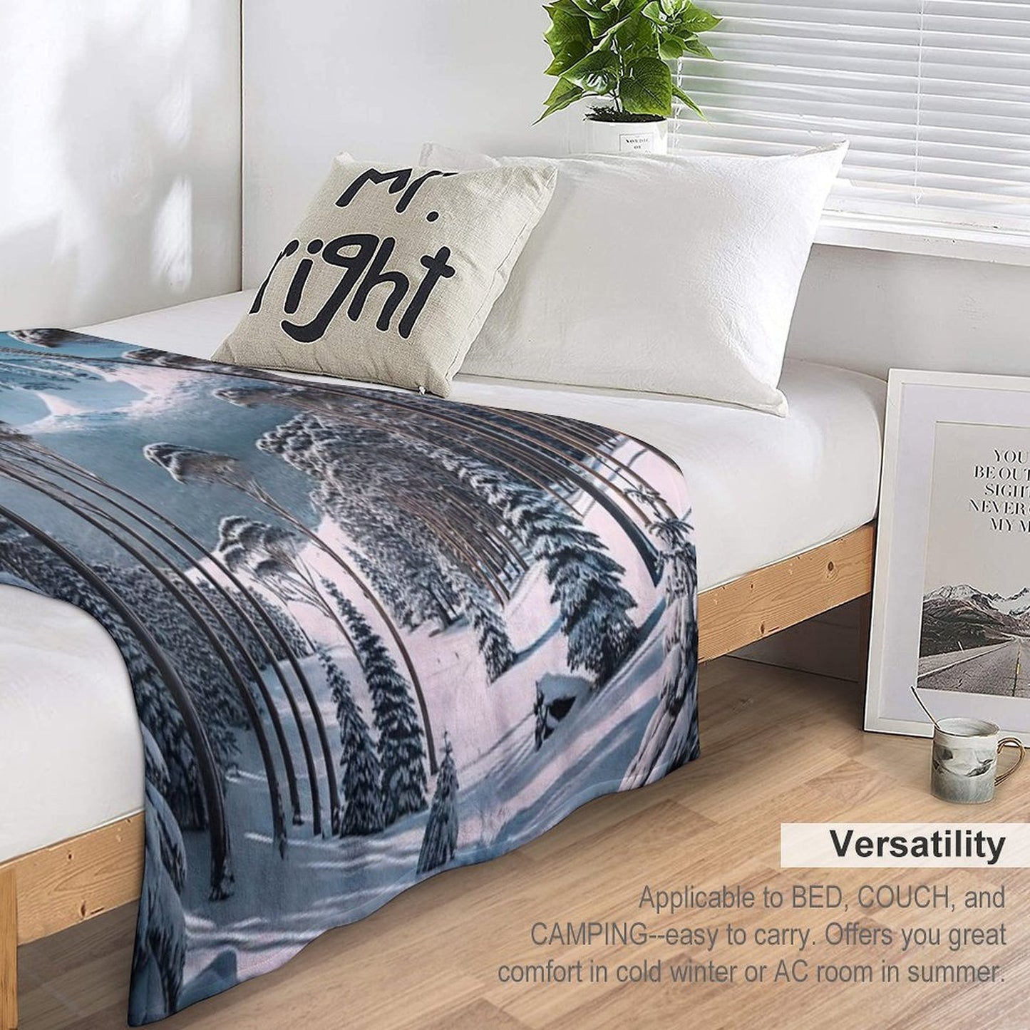 Mount Kosciuszko Versatility Throw Blanket