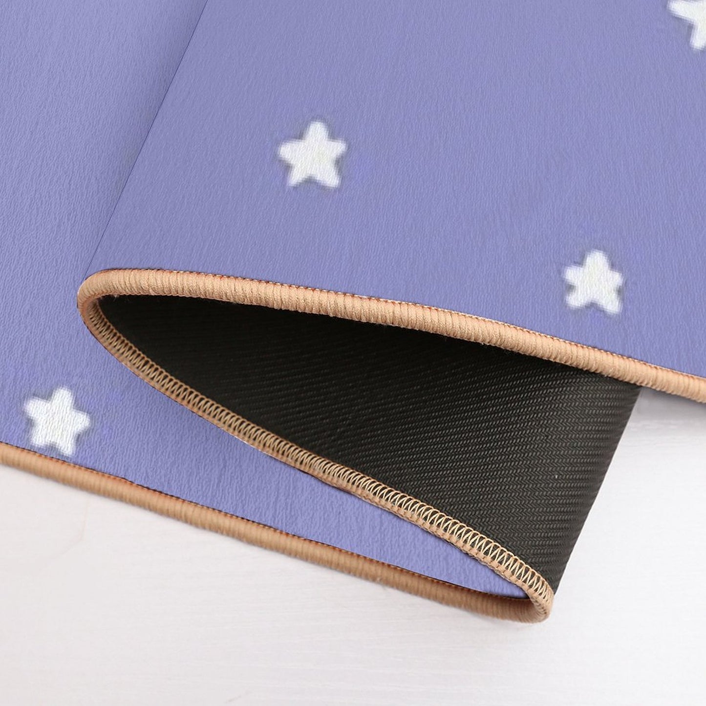 Violet Stars  Fade-Resistant Bath Mat