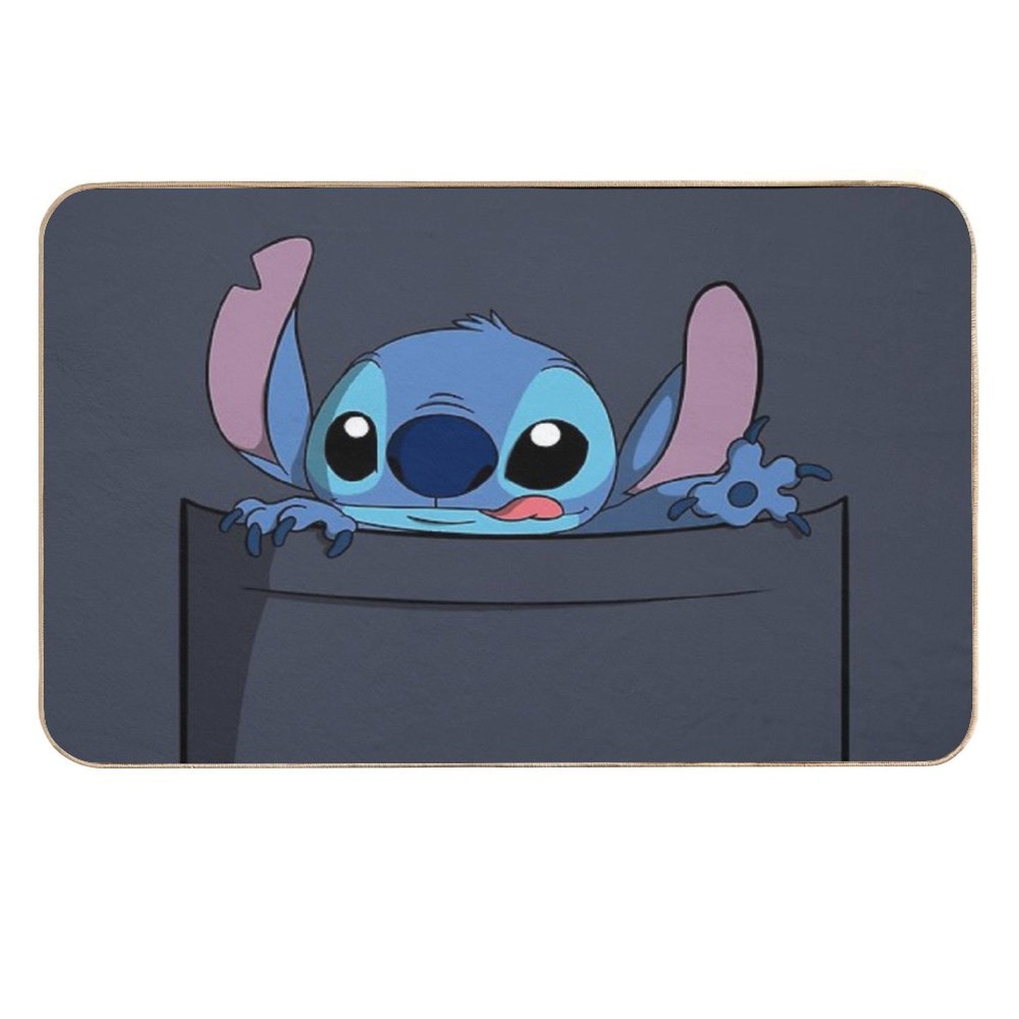 Stitch  Fade-Resistant Bath Mat