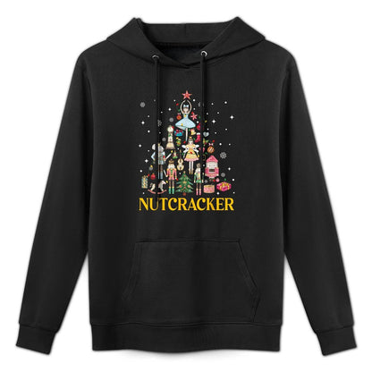Christmas Nutcracker Squad Ballet Dance Women Kid Girls Xmas Adjustable Hood Hoodie