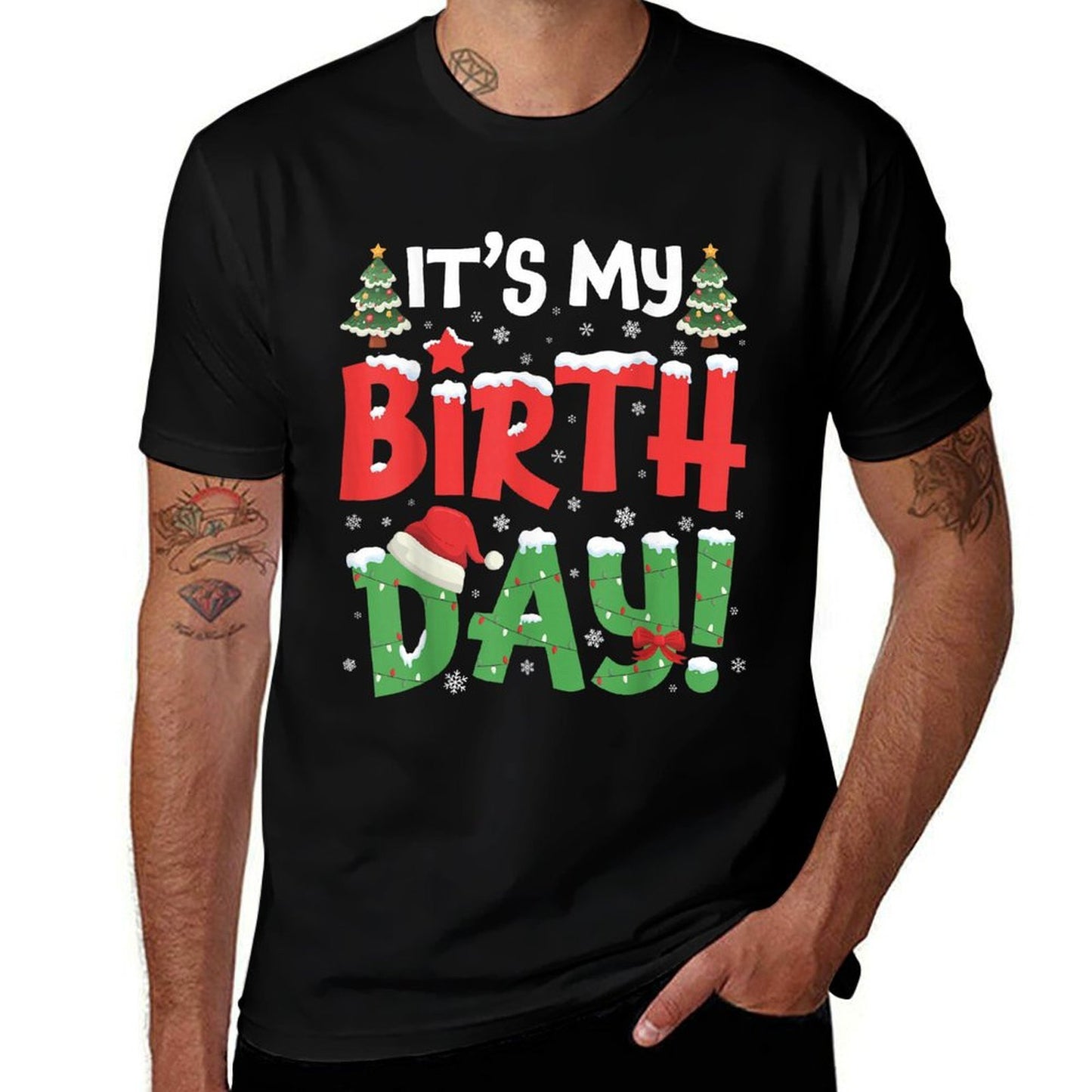 Its My Birthday Christmas Funny Bday Xmas Kids Boys Girls  Classic T-Shirt