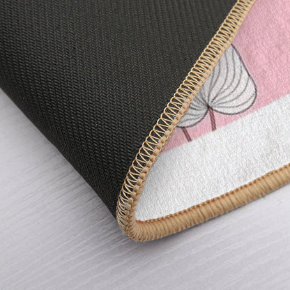 Stylish Floral Tropical Leaves Patterns  Versatile Bath Mat