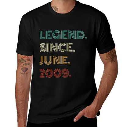16 Years Old Legend Since June 2009 16th Birthday  Graphic-printed T-Shirt