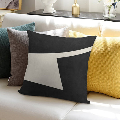 ABSTRACT SHAPES 02 Soft Skin-Friendly Throw Pillow