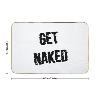 Get Naked  Easy To Clean Bath Mat