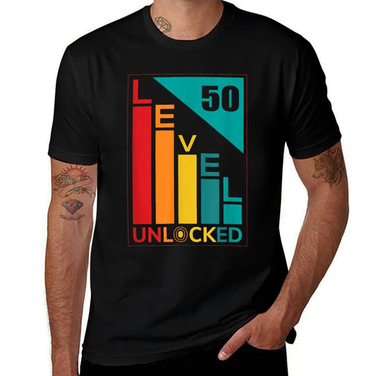Level 50 Unlocked - Video Gamer - 50th Birthday - Classic  Classic T-Shirt