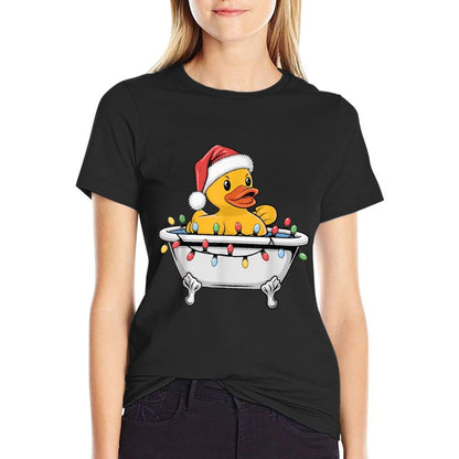 Rubber Duck Christmas  Lightweight T-Shirt
