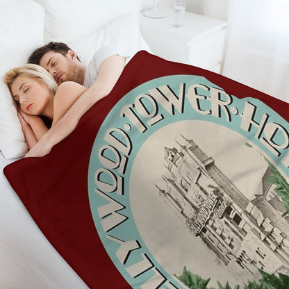 Hollywood Tower Multi-functional Throw Blanket