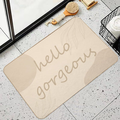 Hello Gorgeous  Multi-Purpose Bath Mat