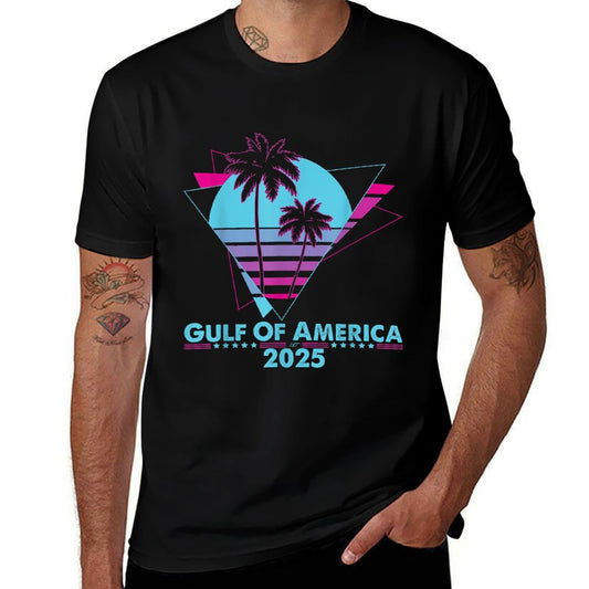 Retro Gulf Of USA America Outfit Luminous Design Gulf Mexico Easy-care T-Shirt